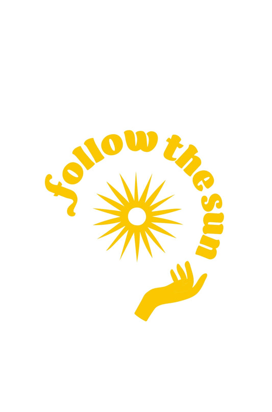 Follow The Sun Nakışlı Oversize T-shirt | Psikiyatri