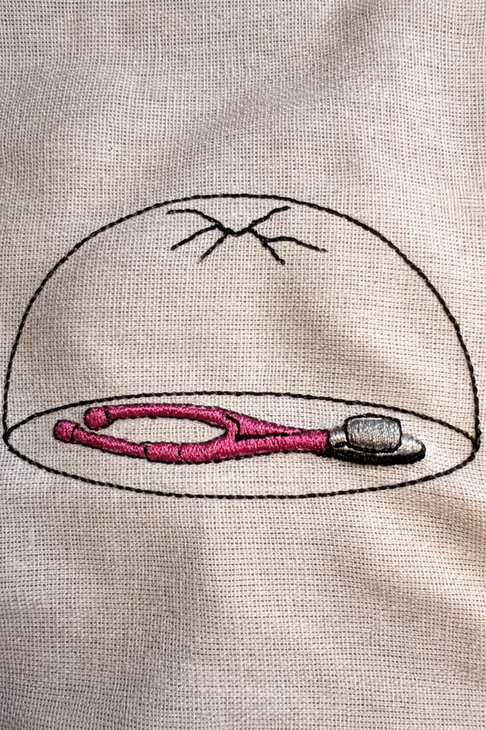 Under Glass – 8 Mart Limited Edition Nakışlı Oversize T-Shirt