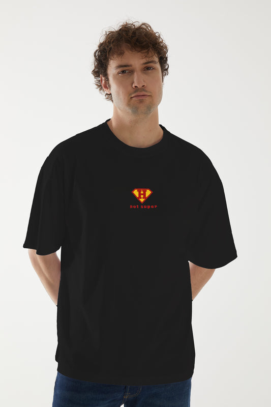 Human 2.0 Nakışlı Oversize T-shirt | 14 Mart Tıp Bayramı