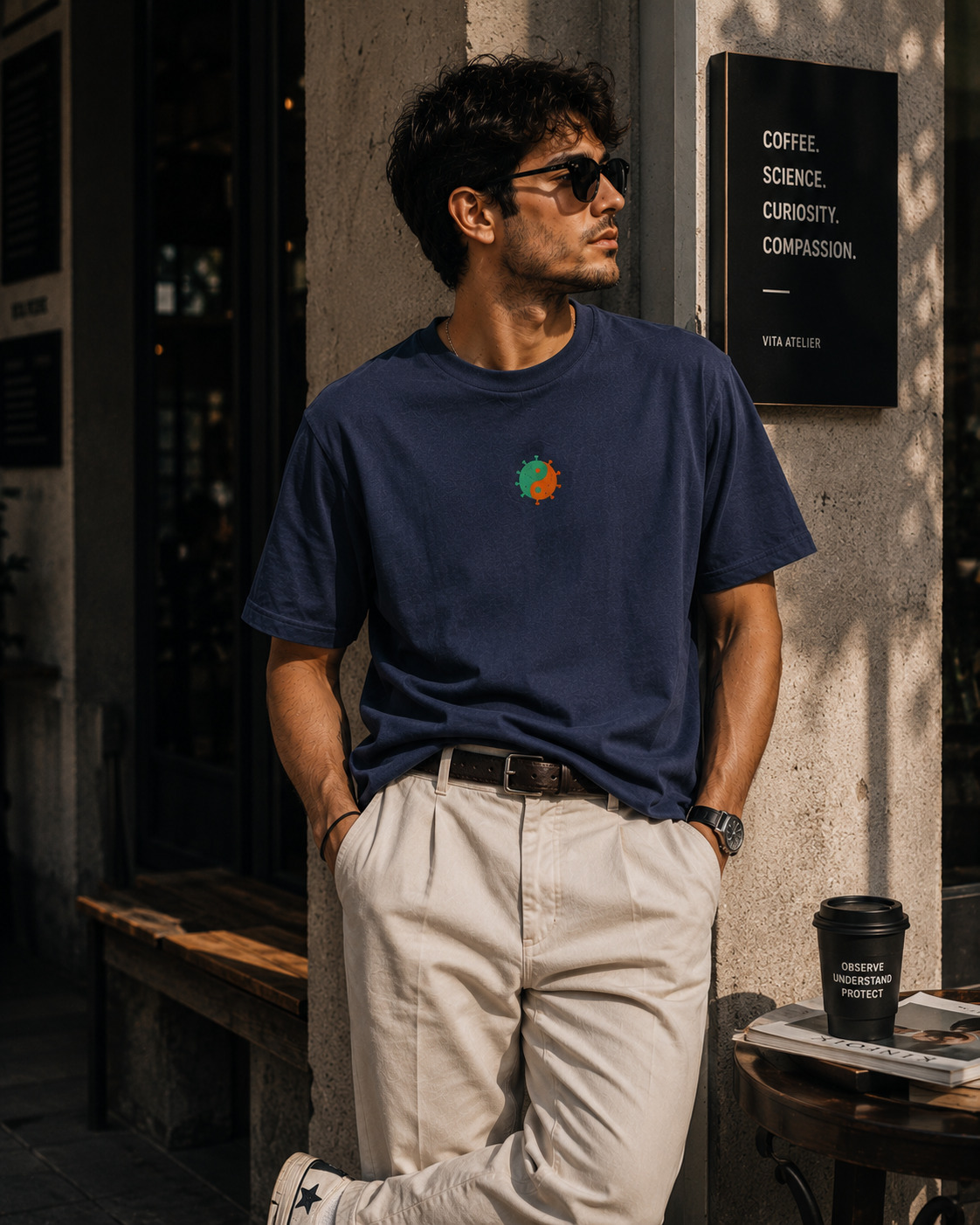 Microbial Balance - Nakış Regular Size T-Shirt M | Enfeksiyon Hastalıkları Özel Tasarım