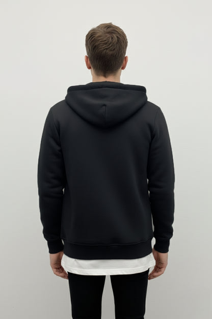 Fermuarlı Hoodie Siyah -  WS M 2026