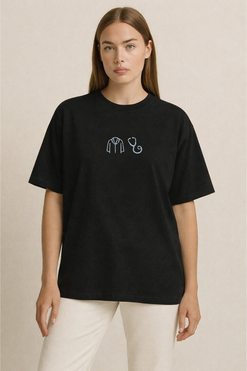 Daily Symbols – 14 Limited Edition Nakışlı Oversize T-Shirt