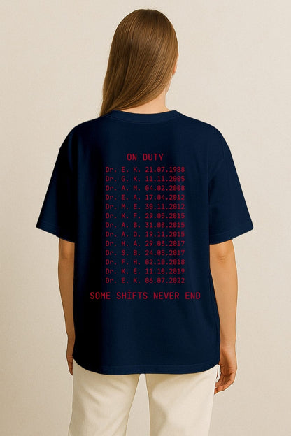 We Remember – 14 Limited Edition Baskılı Oversize T-Shirt