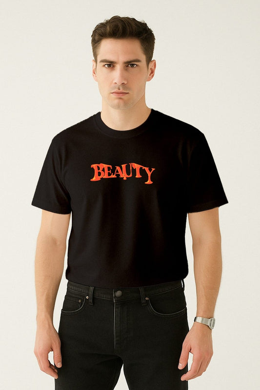 BEAUTY – Baskılı Regular T-Shirt M | Plastik Cerrahisi Özel Tasarım