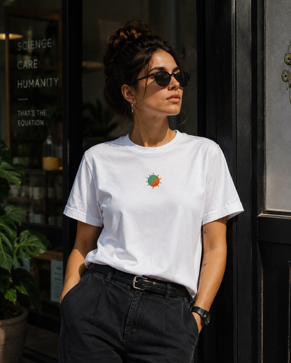 Microbial Balance - Nakış Oversize T-Shirt W | Enfeksiyon Hastalıkları Özel Tasarım