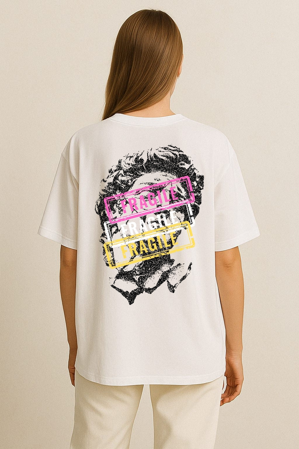 Sculptors – Baskılı Oversize T-Shirt W | Plastik Cerrahisi Özel Tasarım