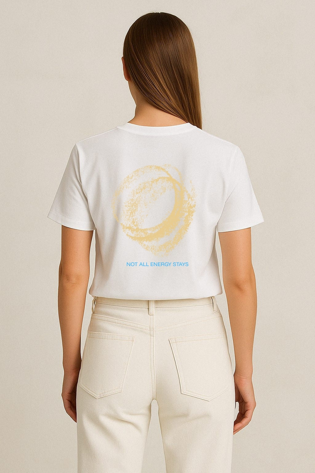 Yolun Yarısı – Baskı ve Nakış T-Shirt W | Nükleer Tıp Özel Tasarım