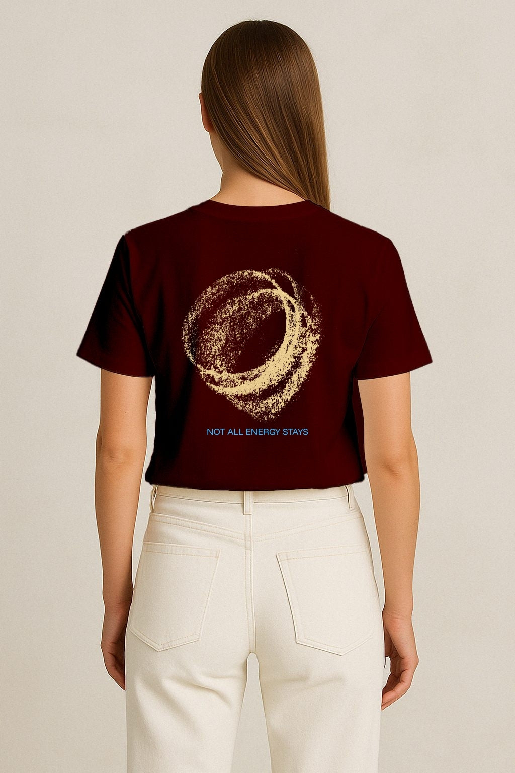 Yolun Yarısı – Baskı ve Nakış T-Shirt W | Nükleer Tıp Özel Tasarım