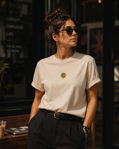 Microbial Balance - Nakış Oversize T-Shirt W | Enfeksiyon Hastalıkları Özel Tasarım