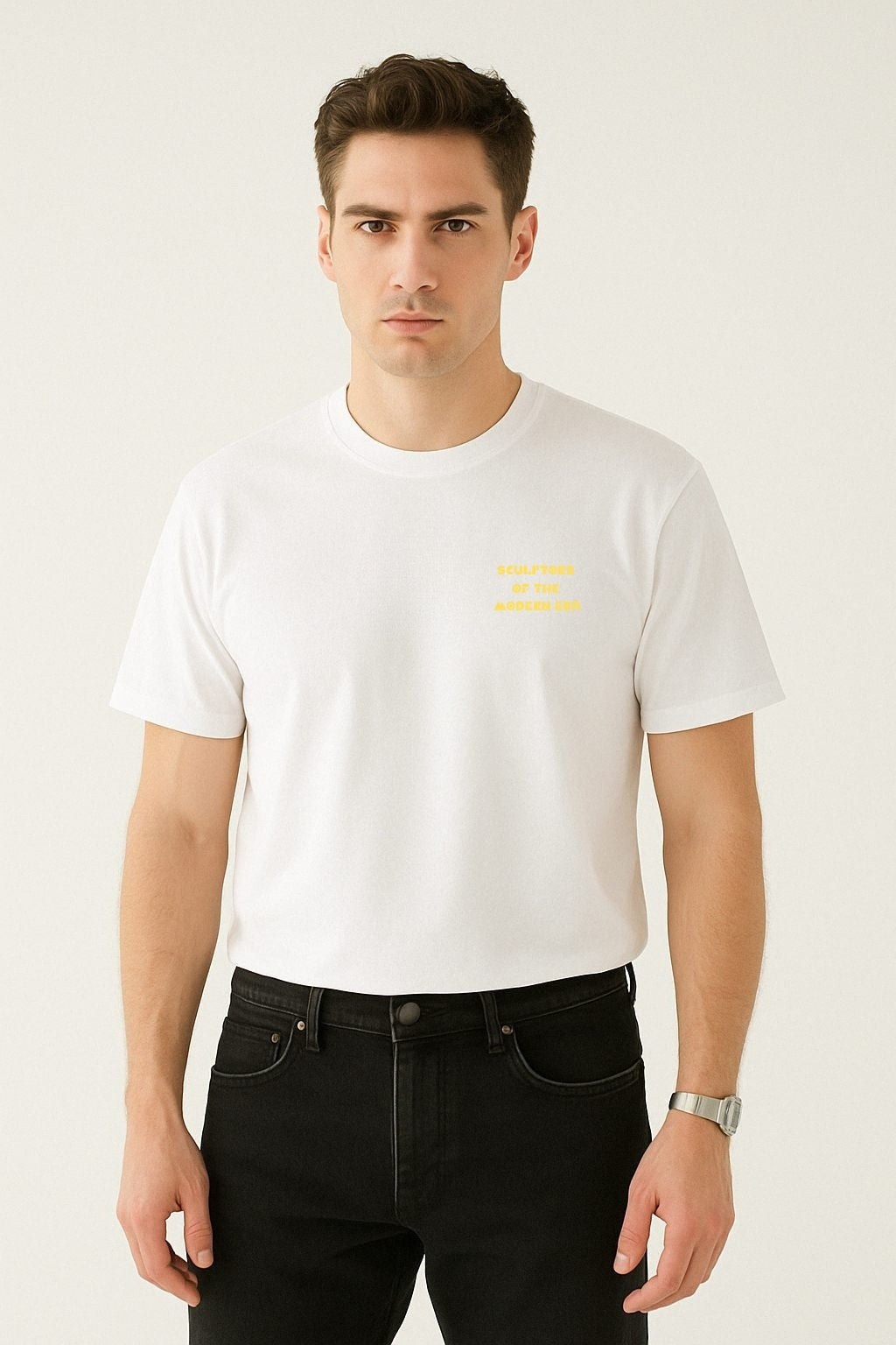 Sculptors – Baskılı Regular T-Shirt M | Plastik Cerrahisi Özel Tasarım