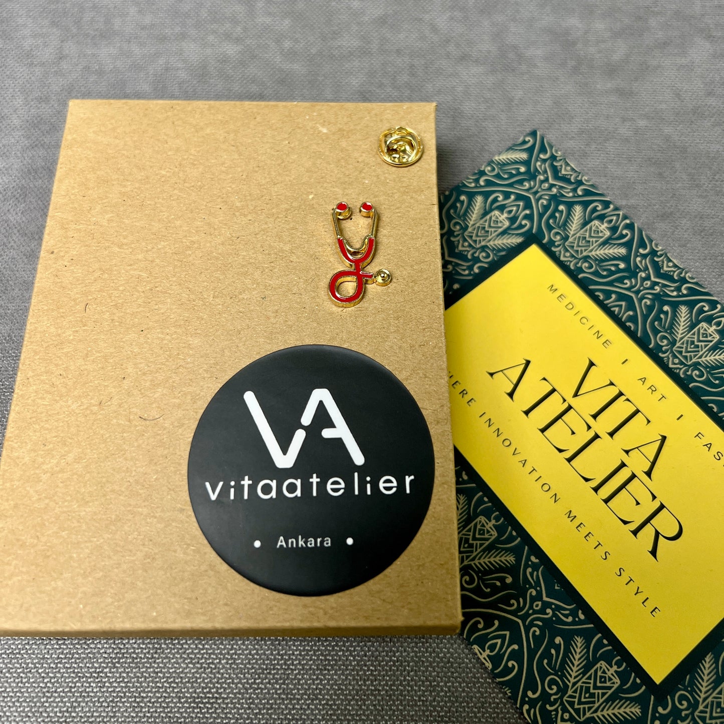 Kırmızı Steteskop 43 | Doktorlara Özgü Aksesuar