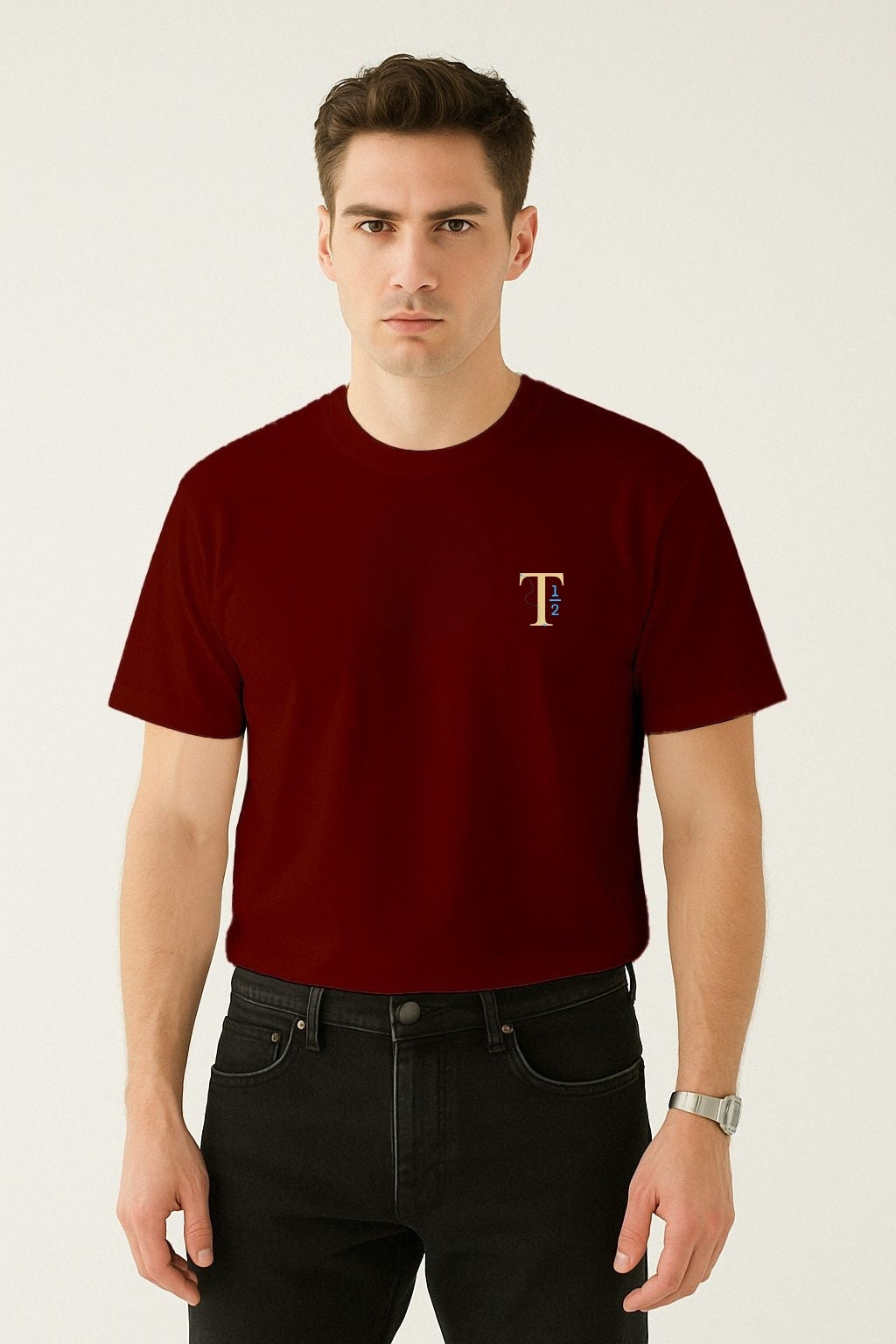 Yolun Yarısı – Baskı ve Nakış T-Shirt M | Nükleer Tıp Özel Tasarım