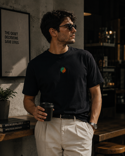 Microbial Balance - Nakış Regular Size T-Shirt M | Enfeksiyon Hastalıkları Özel Tasarım