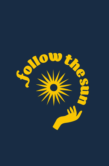 Follow The Sun Nakışlı Regular T-shirt | Psikiyatri