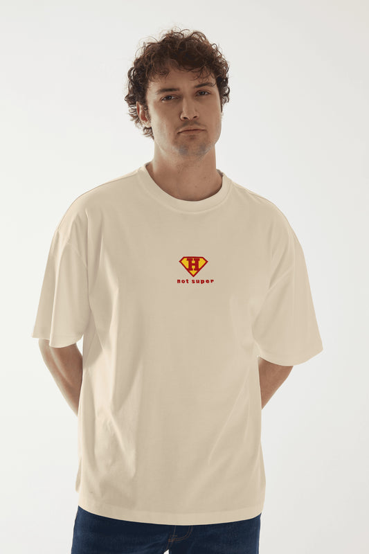Human 2.0 Nakışlı Oversize T-shirt | 14 Mart Tıp Bayramı