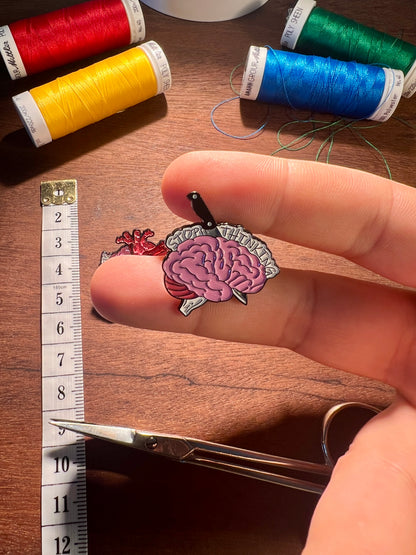 Mind Under Pressure Beyin & Kalp Broş Seti 15 | Doktorlara Özel