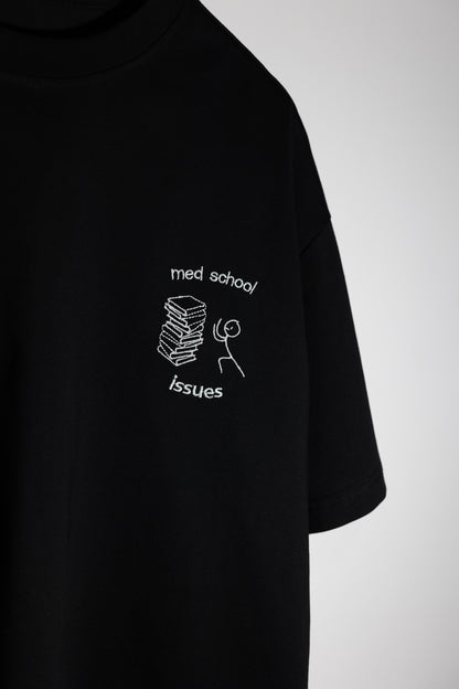 Med School Issues Nakışlı Oversize T-shirt | Tıp Fakültesi