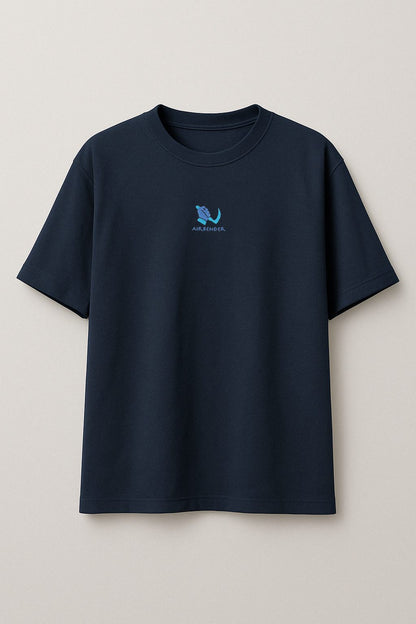 Airbender 2.0 Nakışlı Oversize T-shirt | Anestezi