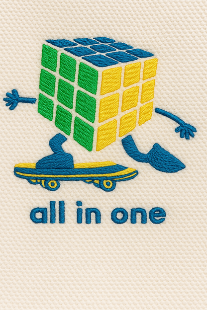 All In One 2.0  Nakışlı Regular T-shirt | Dahiliye
