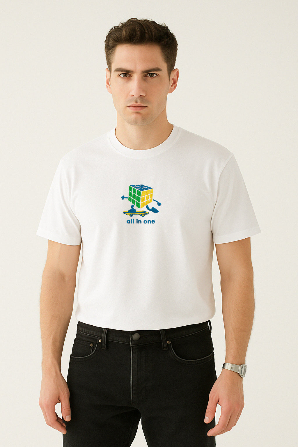 All In One 2.0 Nakışlı Regular T-shirt | Dahiliye