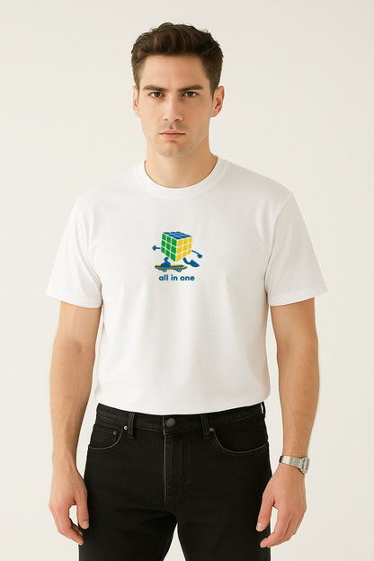 All In One 2.0 Nakışlı Regular T-shirt | Dahiliye