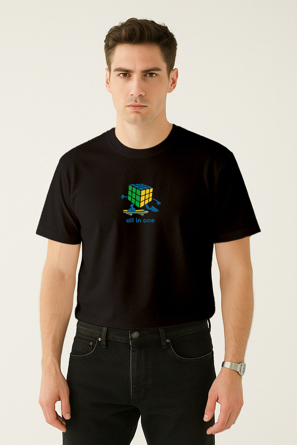 All In One 2.0 Nakışlı Regular T-shirt | Dahiliye