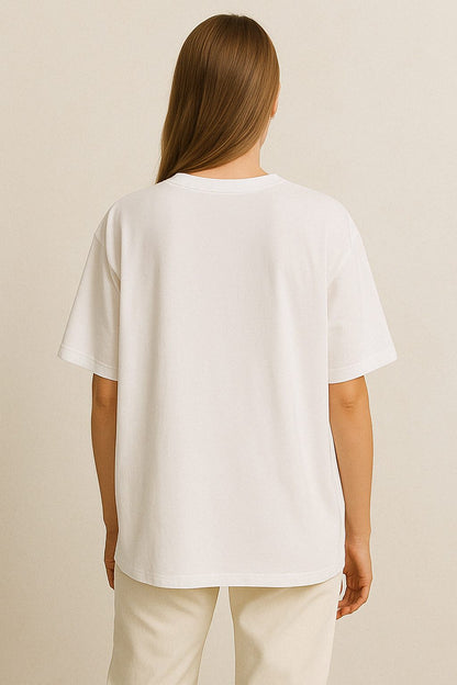 Dedication 2.0 Nakışlı Oversize T-shirt | Tıp Fakültesi