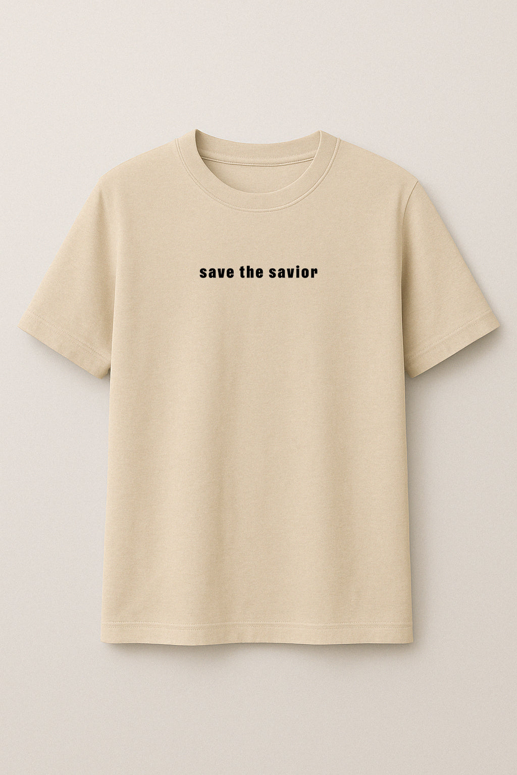 Beyaz Kod Baskılı Regular T-shirt | Gündem ve Tıp
