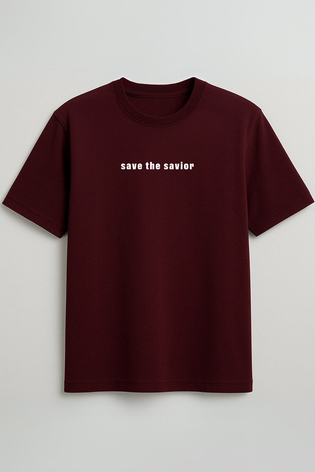 Beyaz Kod Baskılı Regular T-shirt | Gündem ve Tıp
