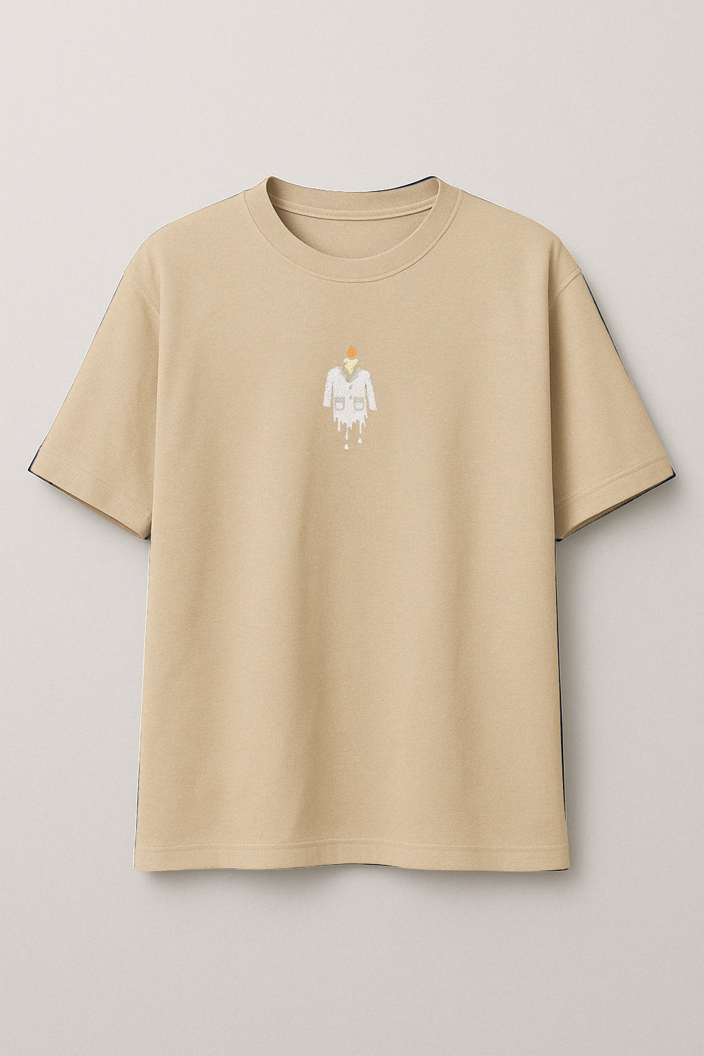 Burnout Nakışlı Oversize T-shirt | Gündem ve Tıp