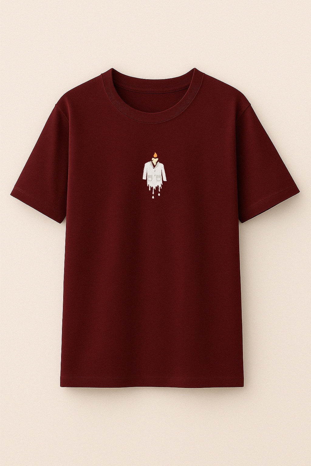 Burnout Nakışlı Oversize T-shirt | Gündem ve Tıp