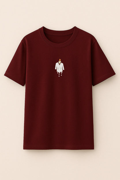 Burnout Nakışlı Oversize T-shirt | Gündem ve Tıp