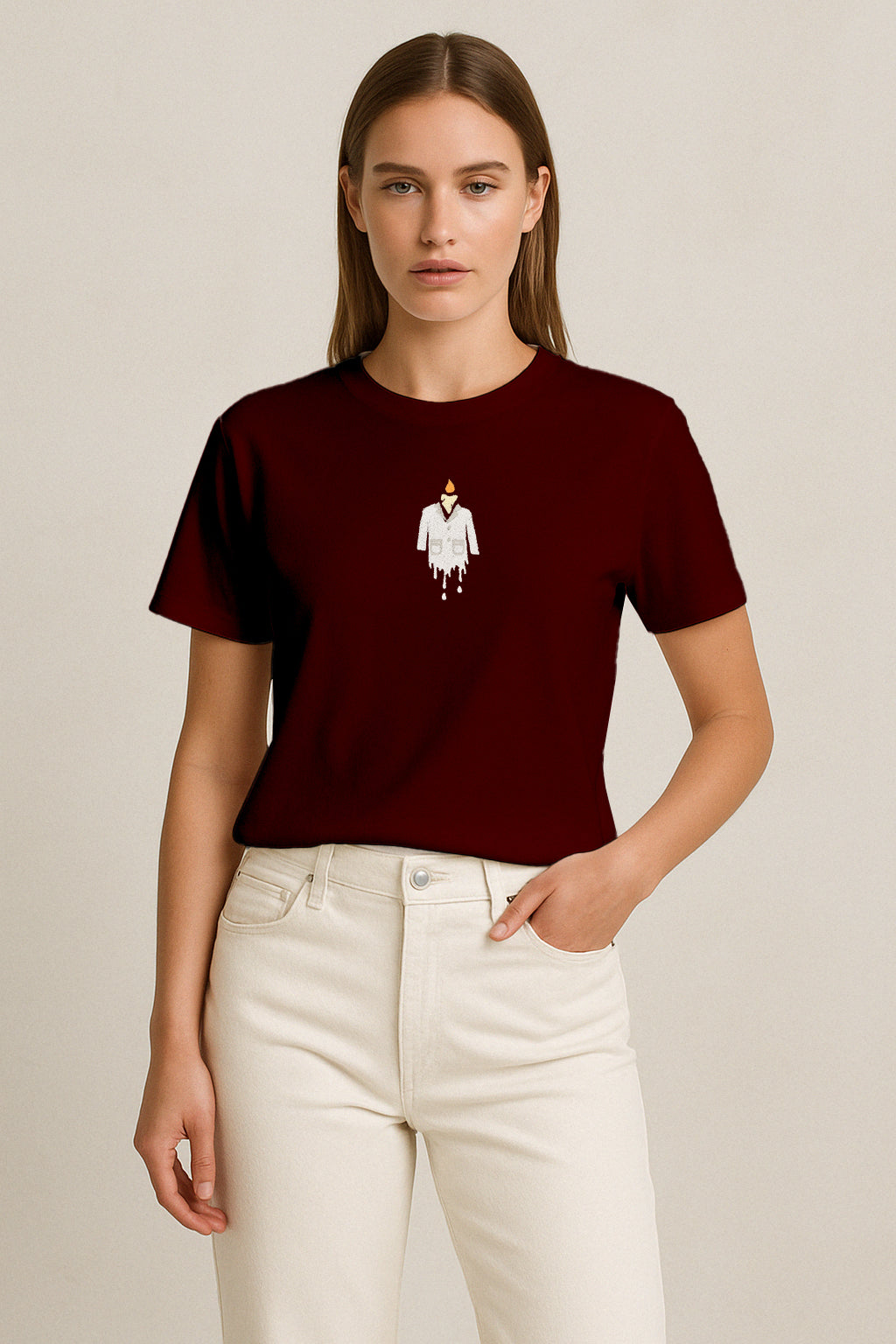 Burnout Nakışlı Regular T-shirt | Gündem ve Tıp