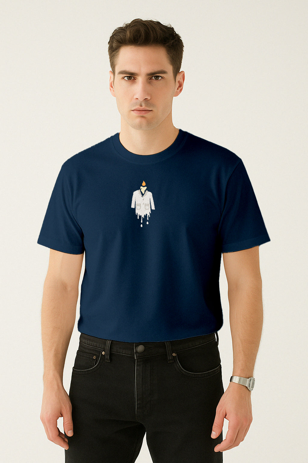 Burnout Nakışlı Regular T-shirt | Gündem ve Tıp