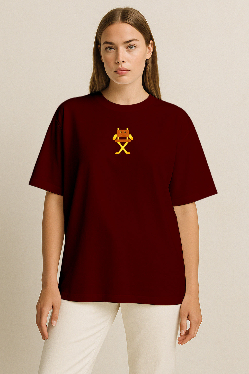 Director 2.0 Nakışlı Oversize T-shirt | Radyoloji
