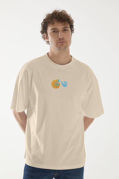 Feelings Nakışlı Oversize T-shirt | Kulak Burun Boğaz