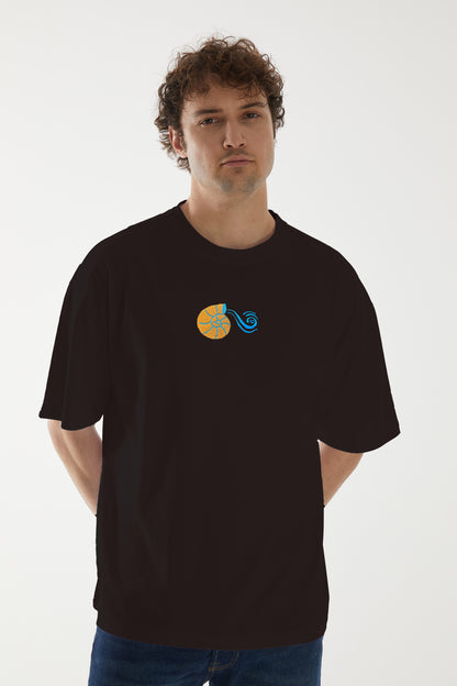 Feelings Nakışlı Oversize T-shirt | Kulak Burun Boğaz