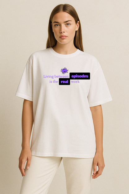 Epilepsi Baskılı Oversize T-Shirt W | Nöroloji Hekimi Özel Tasarım