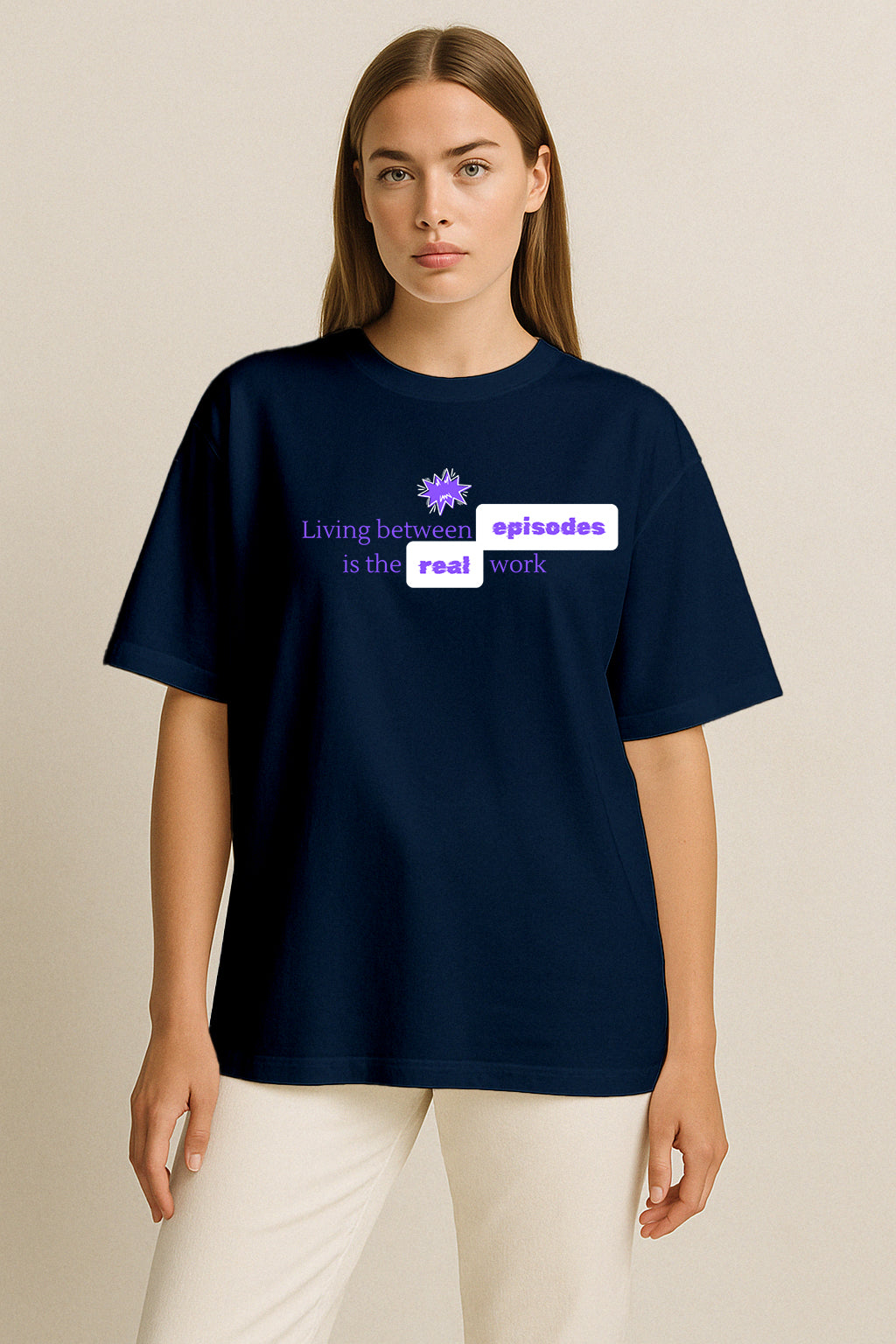 Epilepsi Baskılı Oversize T-Shirt W | Nöroloji Hekimi Özel Tasarım