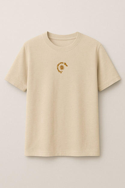 Follow The Sun Nakışlı Regular T-shirt | Psikiyatri