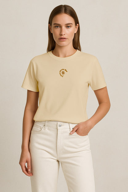 Follow The Sun Nakışlı Regular T-shirt | Psikiyatri