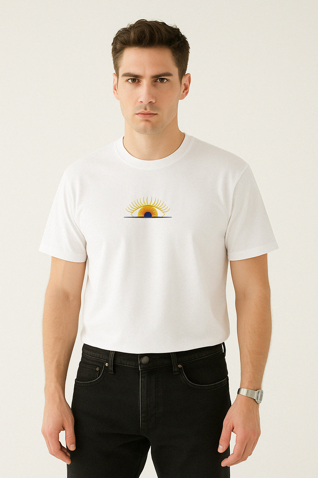 SunSight Oftalmoloji Nakışlı Regular T-Shirt M | Göz Hekimi Özel Tasarım