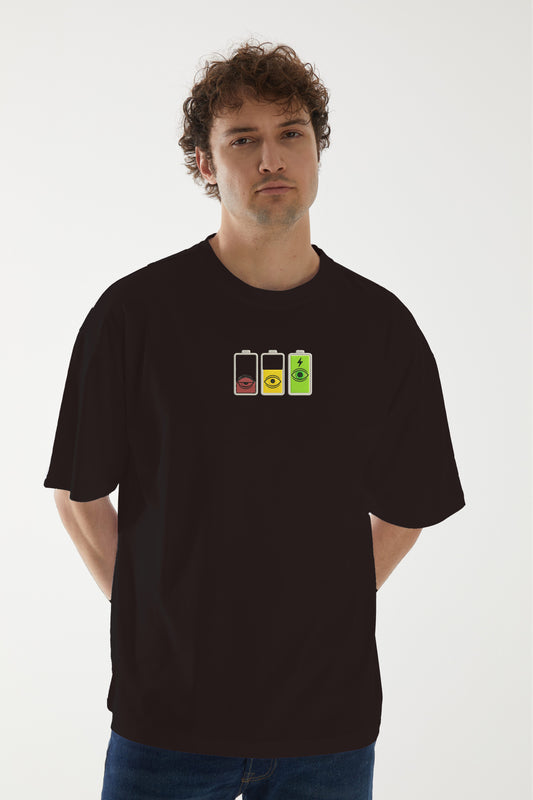 Overfocused Oftalmoloji Nakışlı Oversize T-Shirt M | Göz Hekimi Özel Tasarım