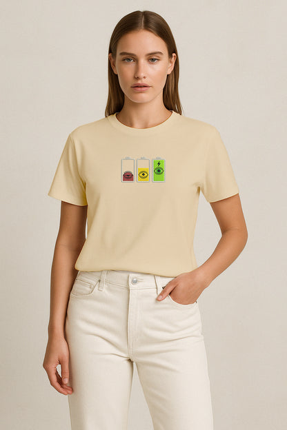 Overfocused Oftalmoloji Nakışlı Regular T-Shirt W | Göz Hekimi Özel Tasarım