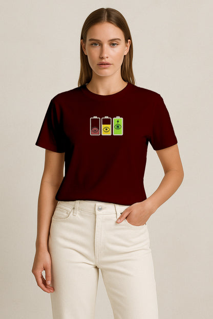 Overfocused Oftalmoloji Nakışlı Regular T-Shirt W | Göz Hekimi Özel Tasarım