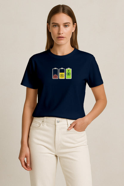 Overfocused Oftalmoloji Nakışlı Regular T-Shirt W | Göz Hekimi Özel Tasarım