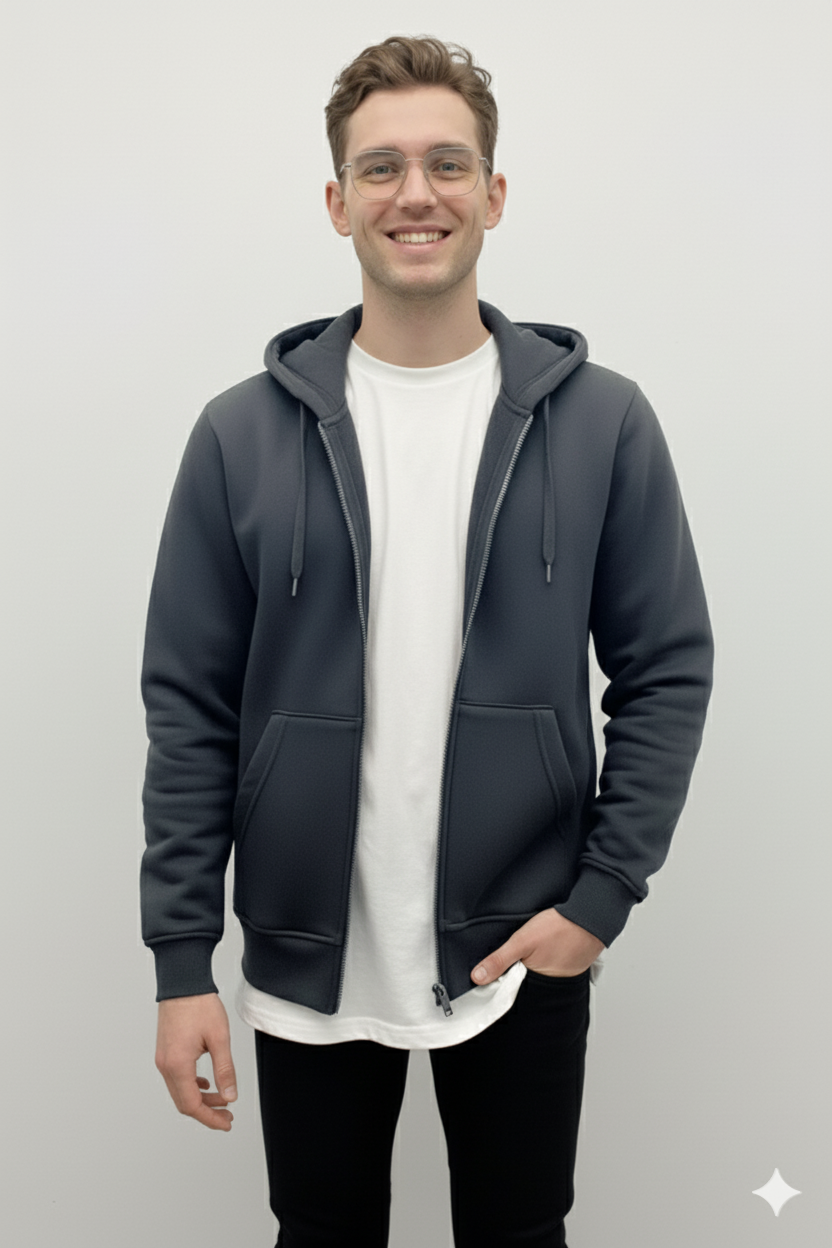 Fermuarlı Hoodie- Tasarımını Sen Belirle - WS M 2026