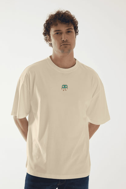 Life Stream Nakışlı Oversize T-shirt | Anestezi