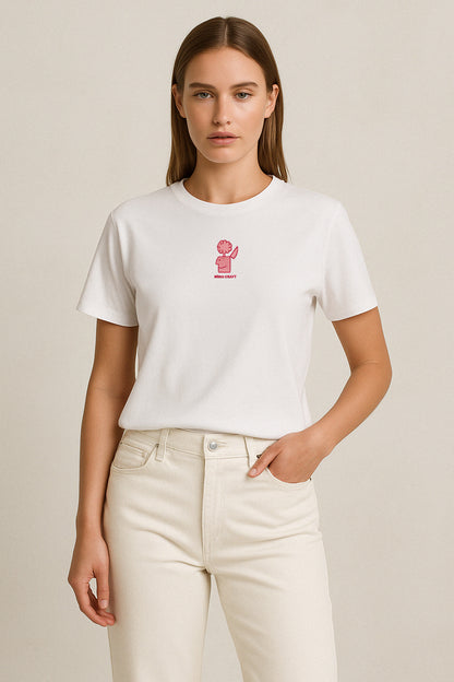 Mind Craft 2.0 Nakışlı Regular T-shirt | Nöroloji ve Psikiyatri