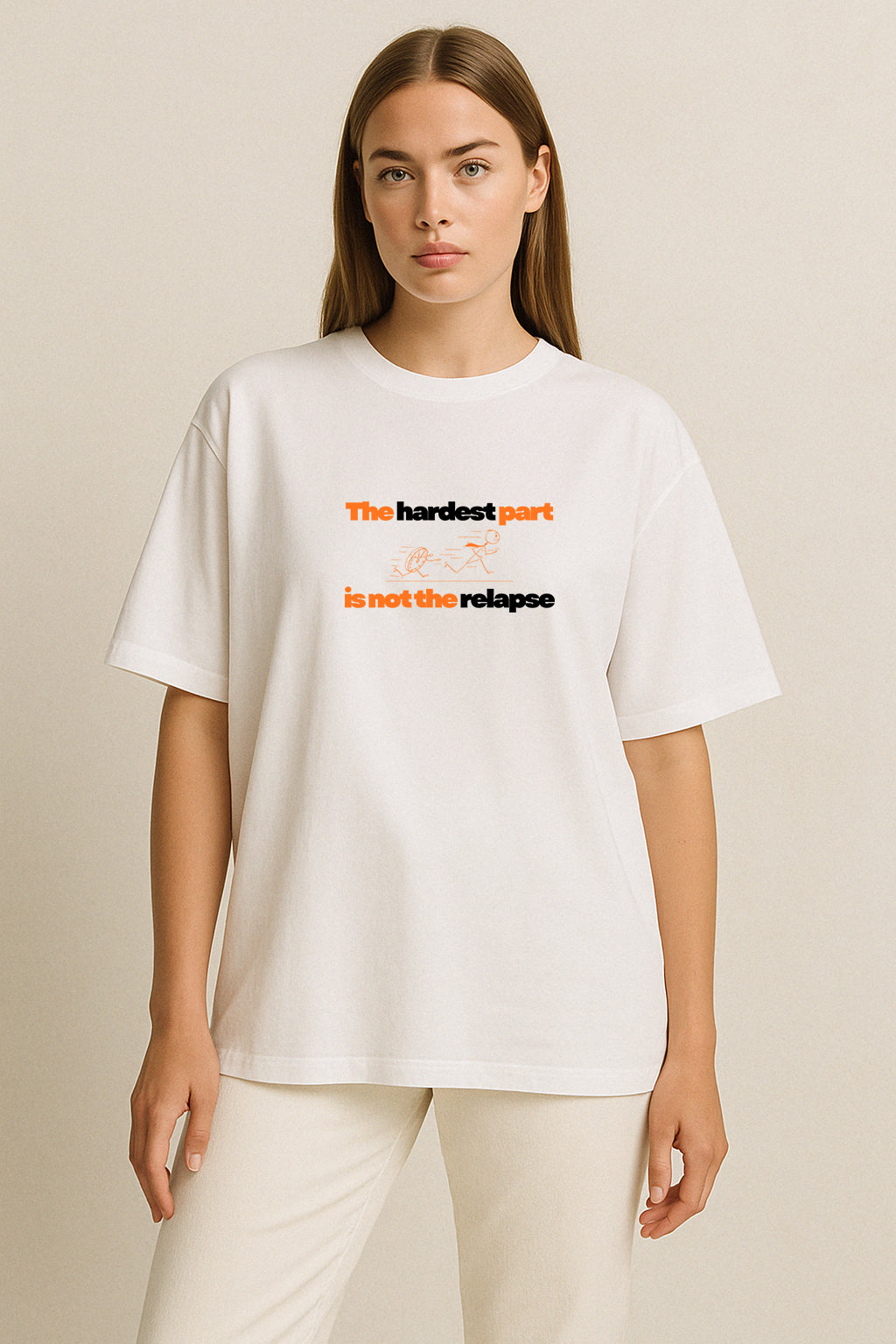 Multiple Skleroz Baskılı Oversize T-Shirt W | Nöroloji Hekimi Özel Tasarım